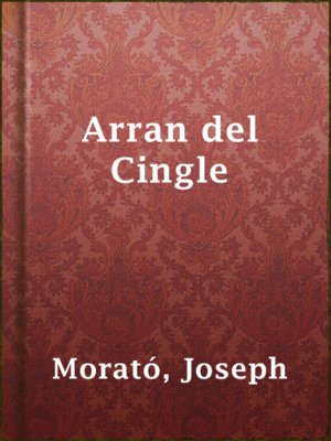 cover image of Arran del Cingle